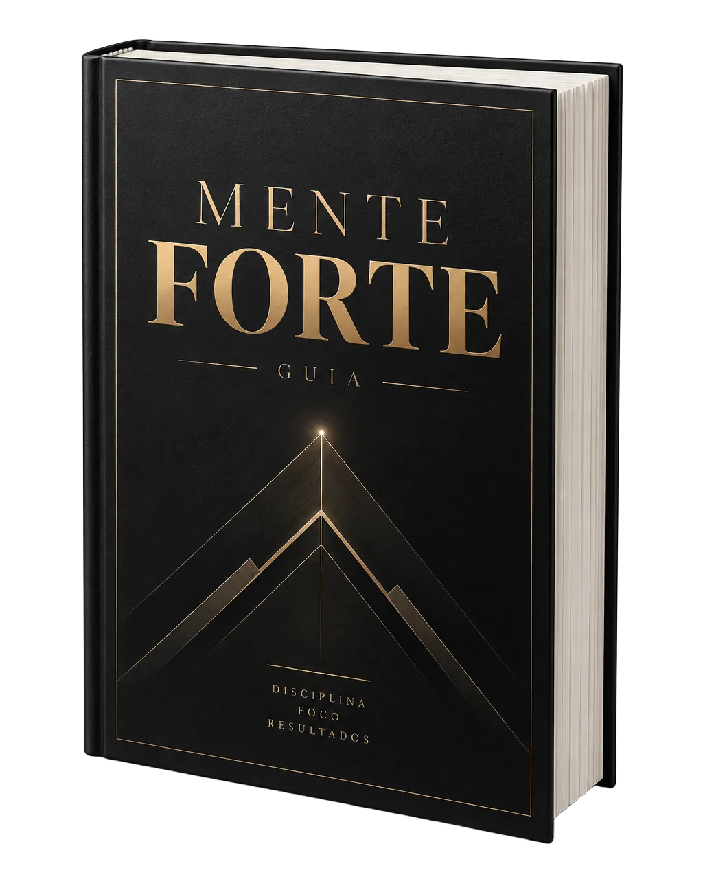 Mockup do Guia Mente Forte